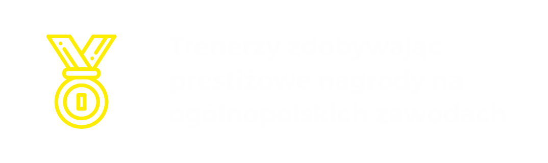 Ikona medalu z hasłem o nagrodach trener&oacute;w na og&oacute;lnopolskich zawodach