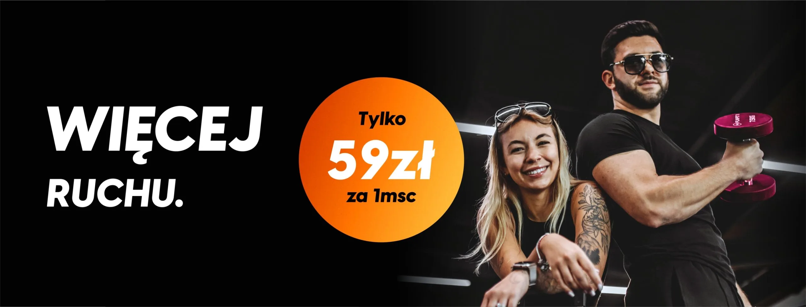 Baner promocji: Więcej ruchu &ndash; 59 zł za 1 miesiąc
