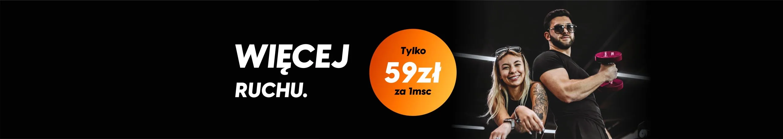 Baner &bdquo;Więcej ruchu